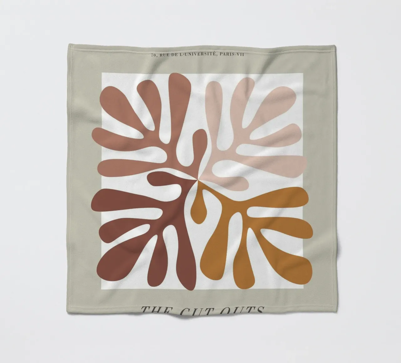 The Cut-Outs - Forme organiche e chic retrò coperta in pile da Whole©