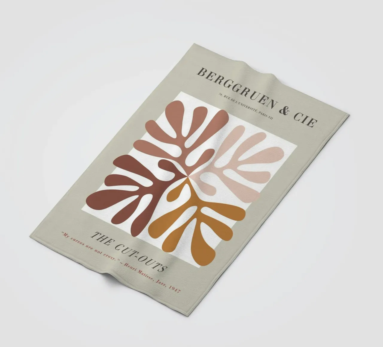 The Cut-Outs - Forme organiche e chic retrò coperta in pile da Whole©