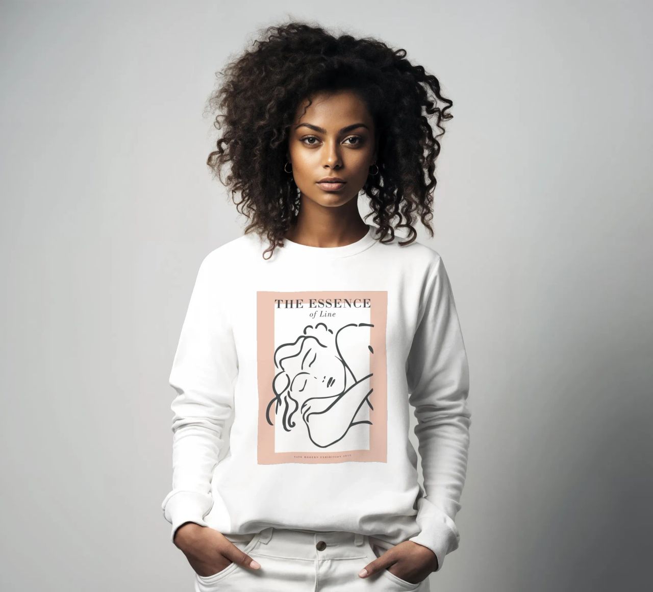 The Essence of Line – Anmut in minimalistischen Linien Sweatshirt von Whole©
