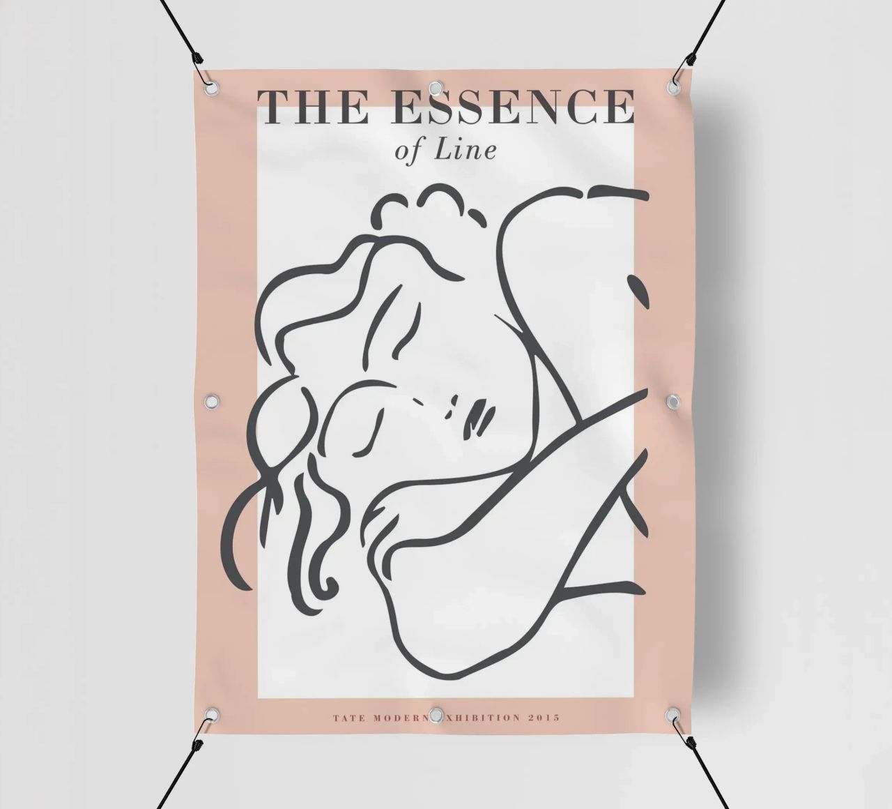 The Essence of Line – Anmut in minimalistischen Linien PVC Plane von Whole©
