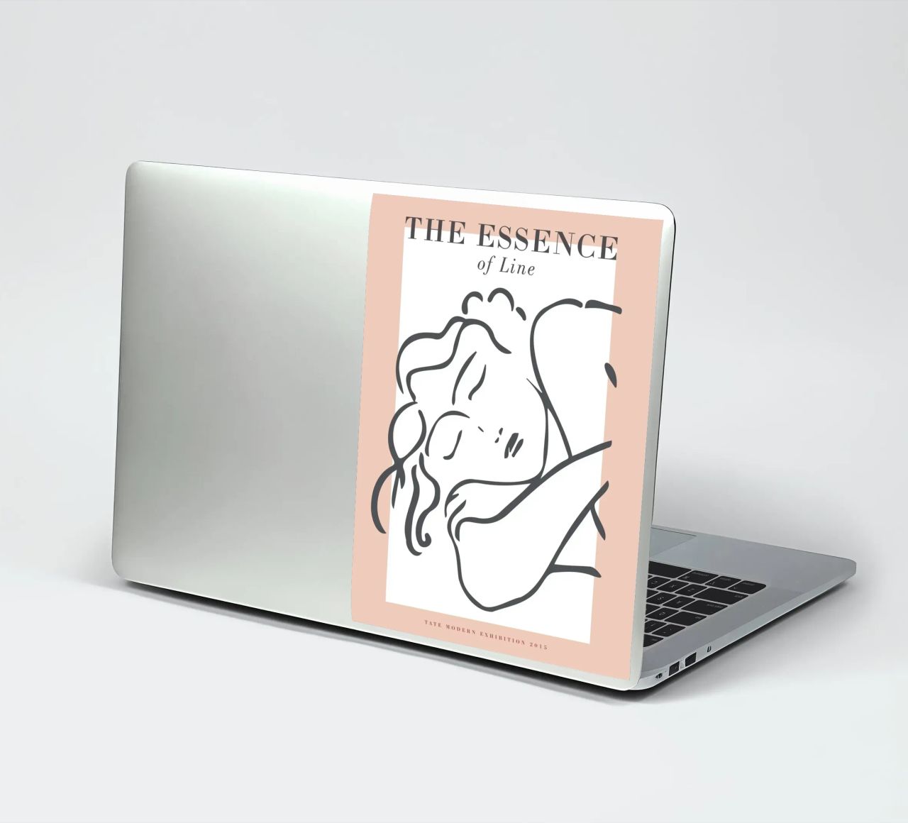 The Essence of Line – Anmut in minimalistischen Linien Sticker von Whole©