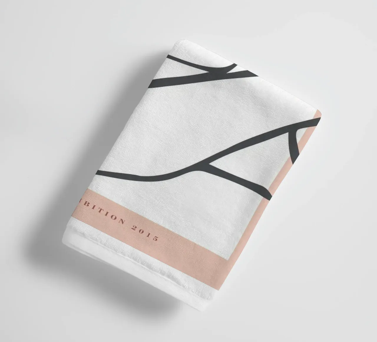 The Essence of Line – Anmut in minimalistischen Linien Handtuch von Whole©