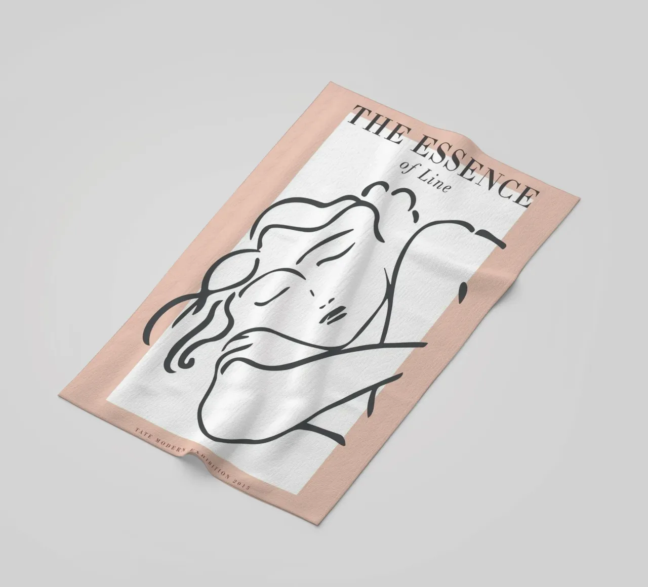 L'essenza della linea: la grazia delle linee minimaliste telo mare da Whole©