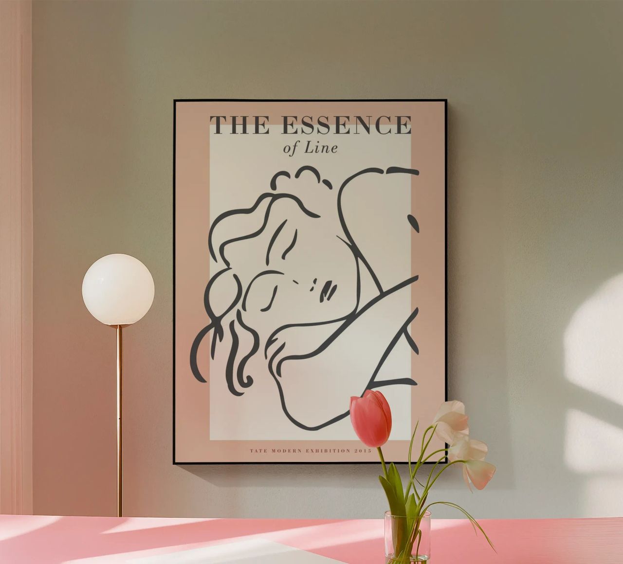 The Essence of Line – Anmut in minimalistischen Linien Acryl-Glas von Whole©