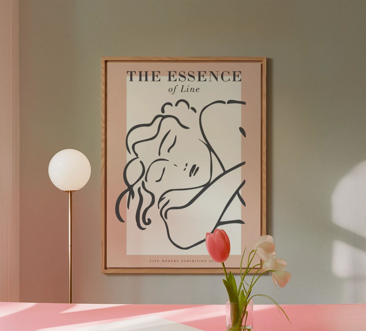 The Essence of Line – Anmut in minimalistischen Linien Alu-Dibond von Whole©