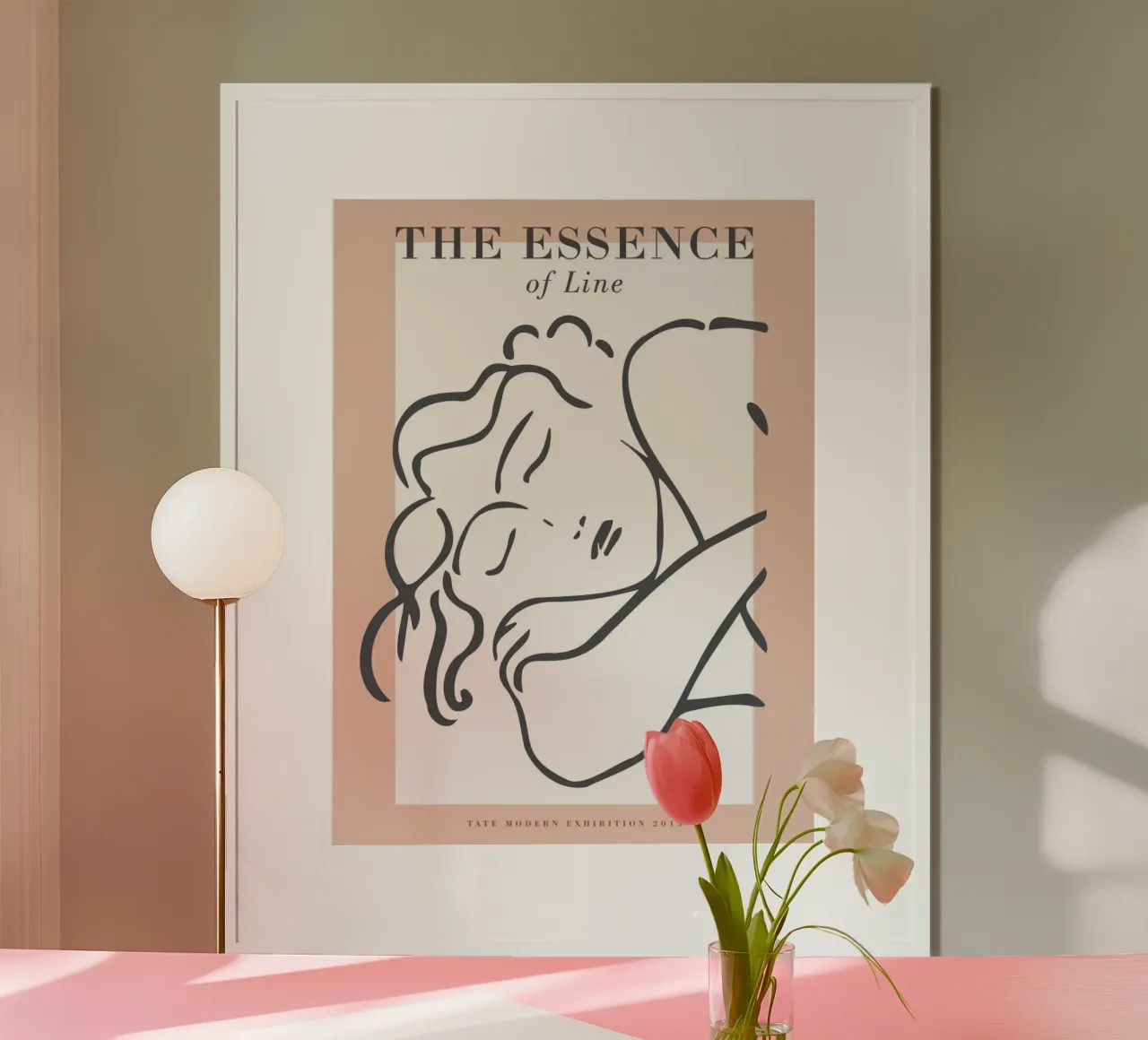 L'essenza della linea: la grazia delle linee minimaliste poster da Whole©