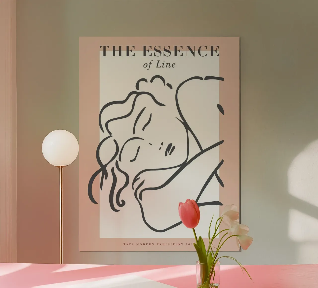 L'essenza della linea: la grazia delle linee minimaliste poster da Whole©