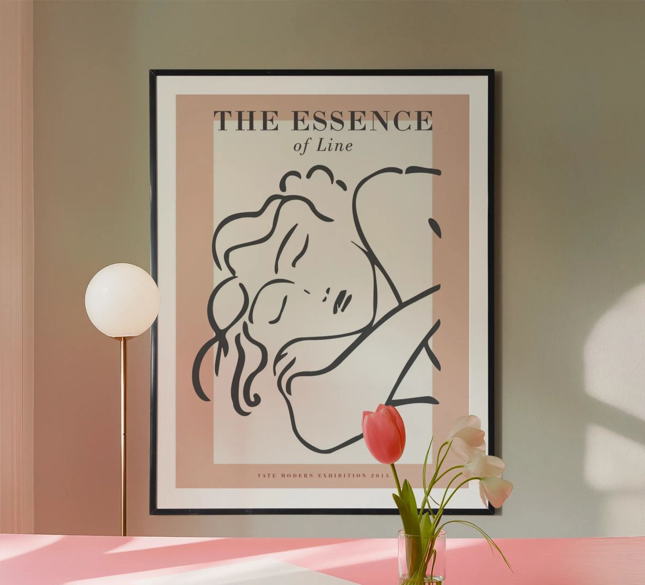 The Essence of Line – Anmut in minimalistischen Linien Poster von Whole©