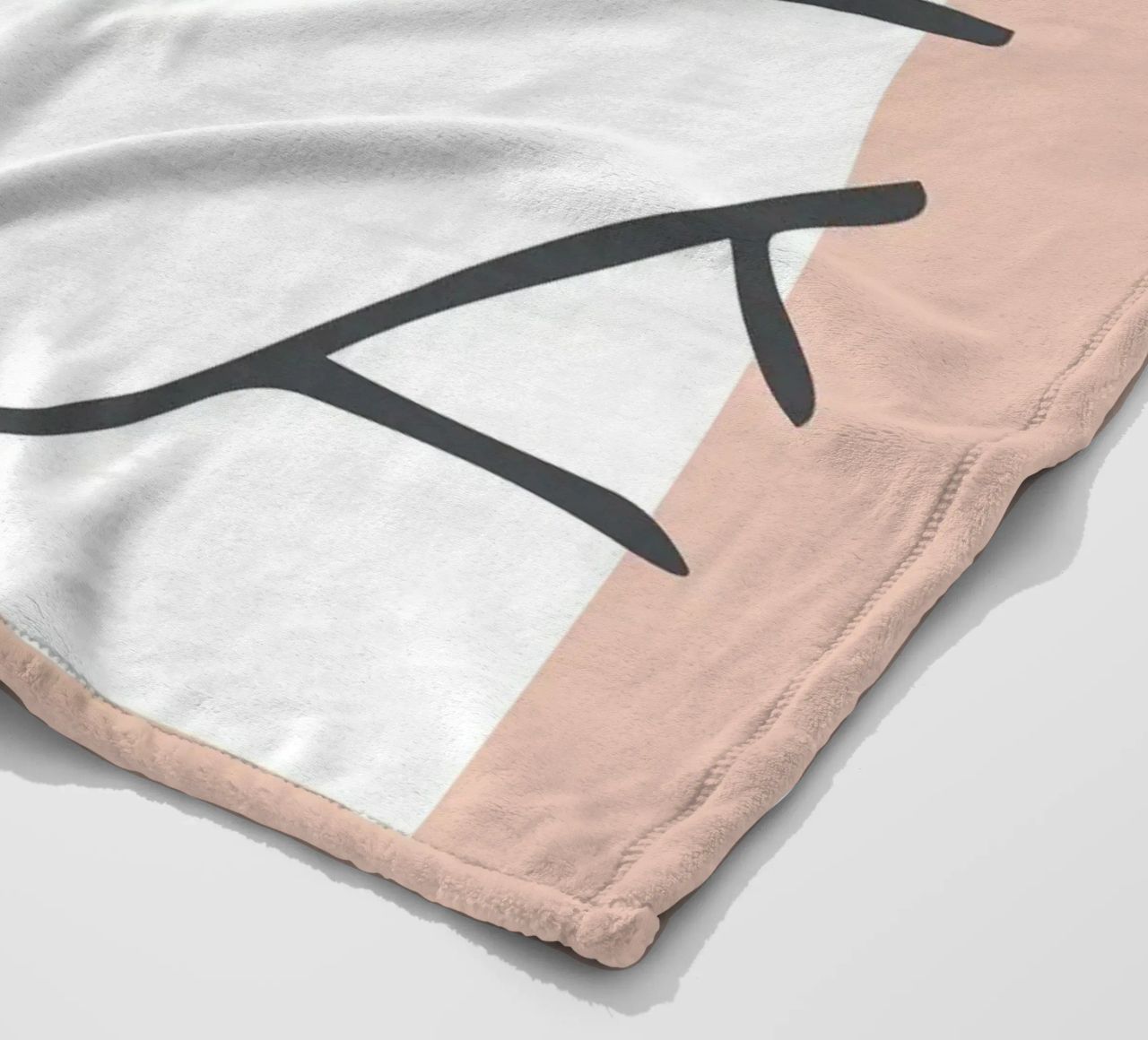 The Essence of Line – Anmut in minimalistischen Linien Fleecedecke von Whole©