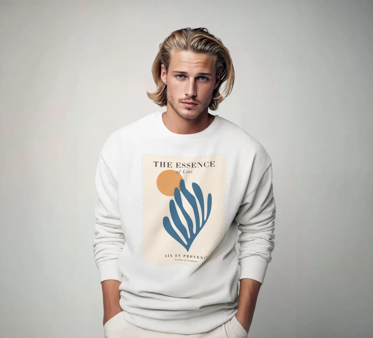 Essence of lines - Abstract, modern design sweatshirt by Whole©