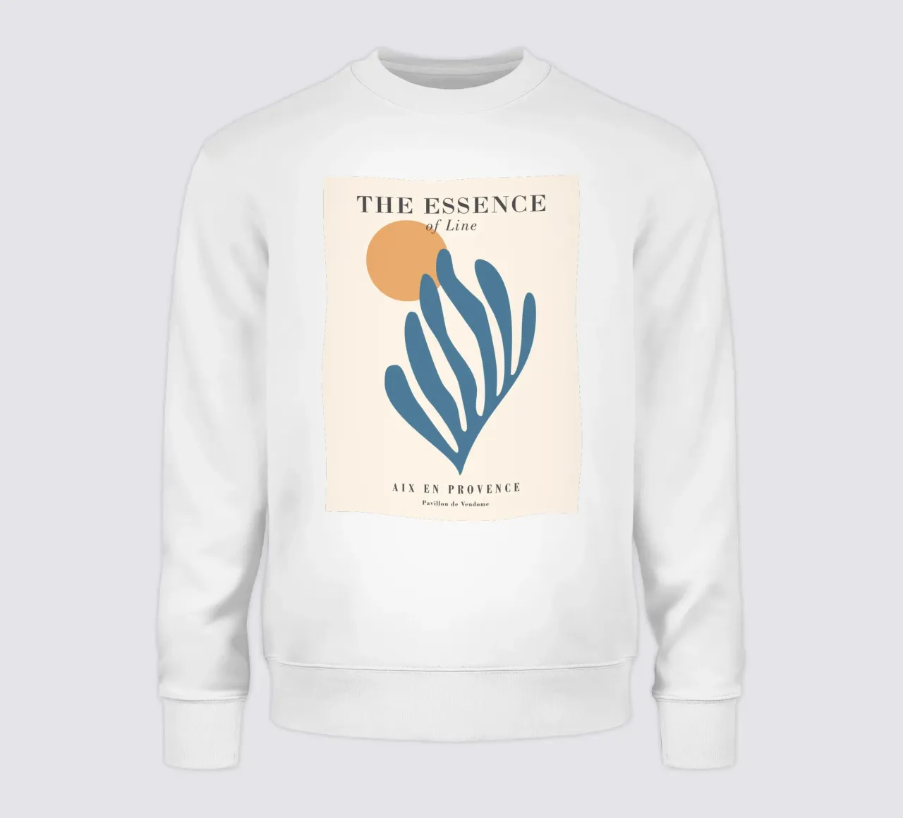 Essence of lines - Abstract, modern design sweatshirt by Whole©
