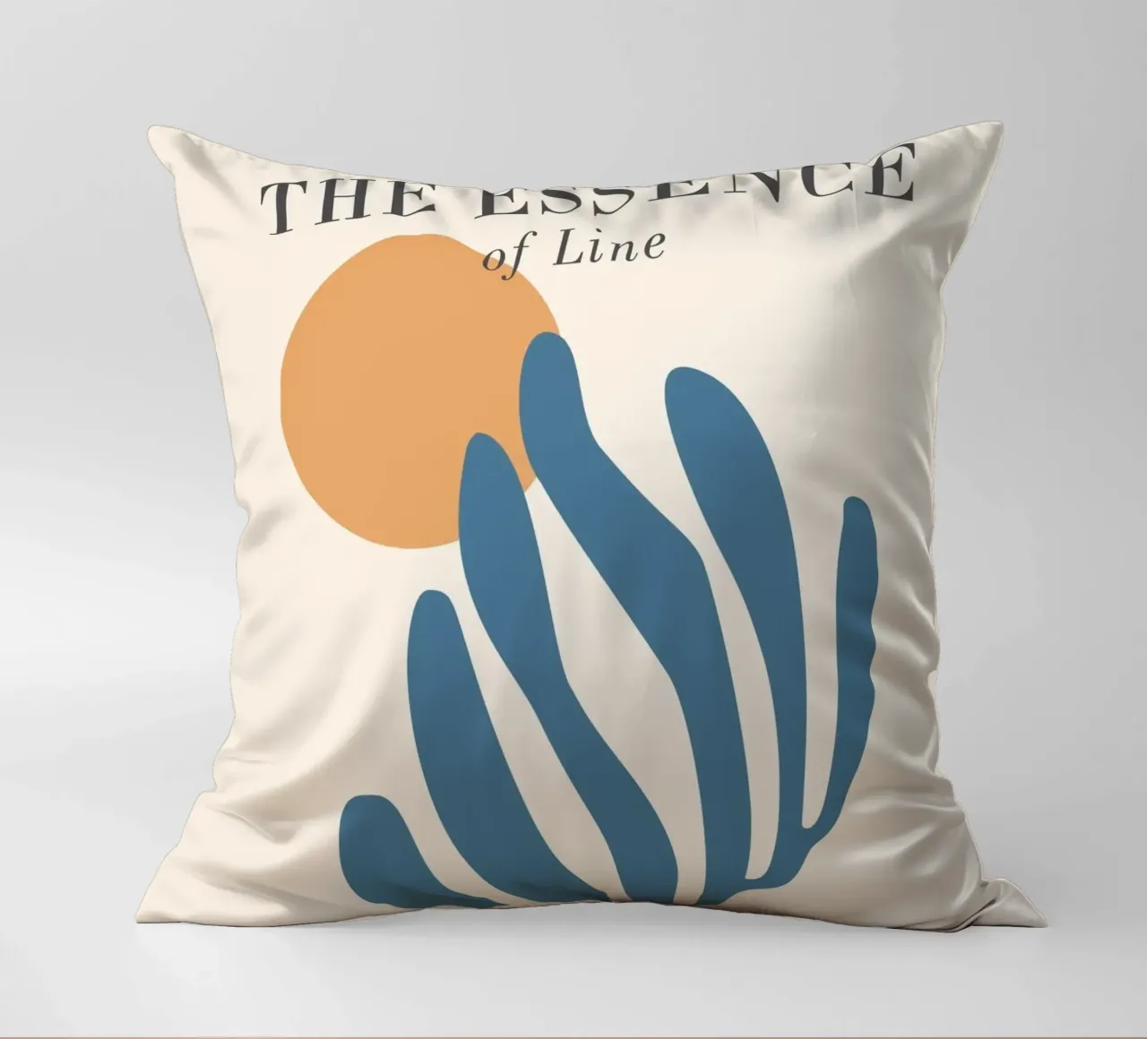 Essence of lines - Abstract, modern design decorative cushion by Whole©