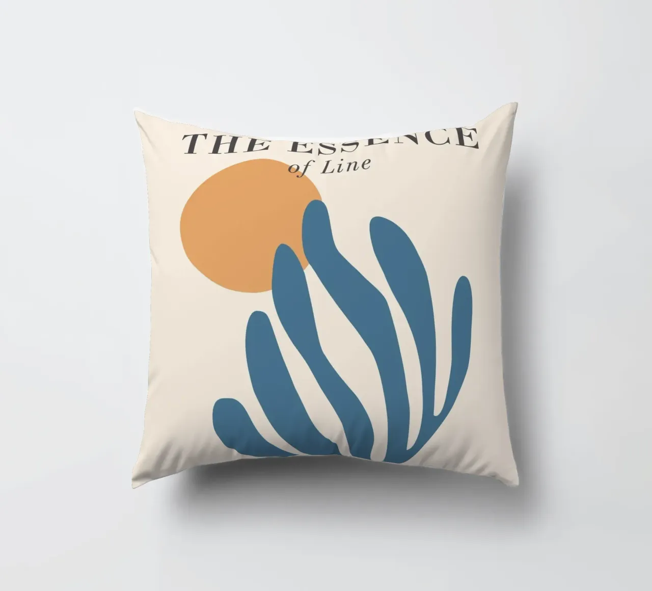 Essence of lines - Abstract, modern design decorative cushion by Whole©
