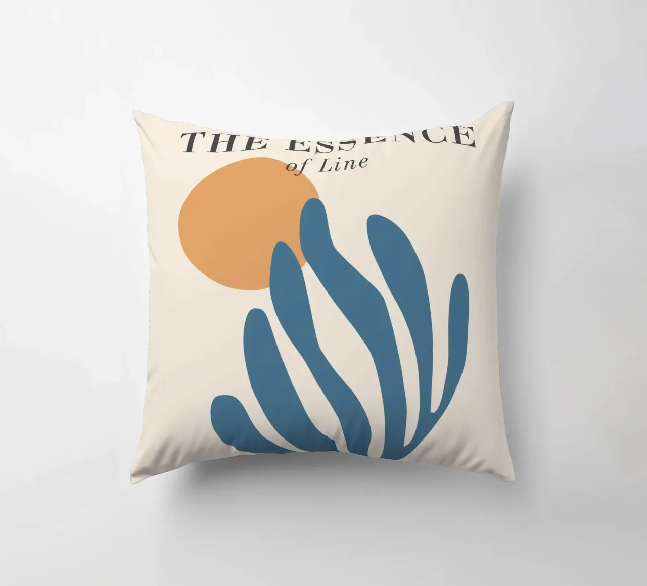 Essence of lines - Abstract, modern design decorative cushion by Whole©