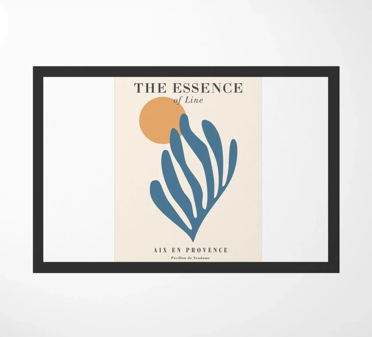 Essence of lines - Abstract, modern design doormat by Whole©