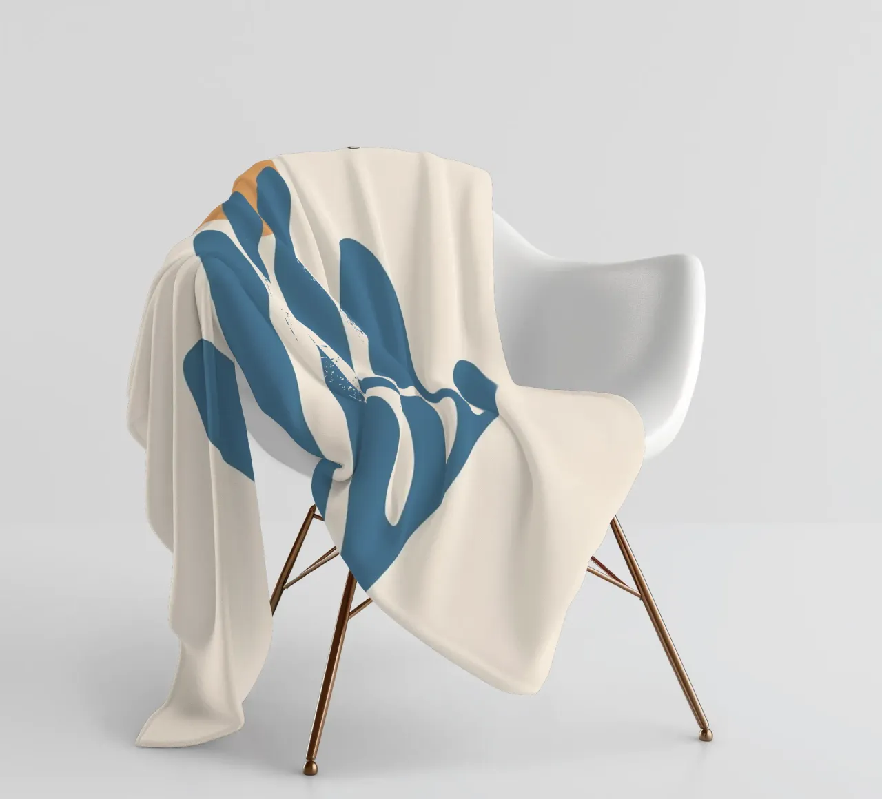 Essenz der Linien – Abstraktes, Modernes Design Fleecedecke von Whole©