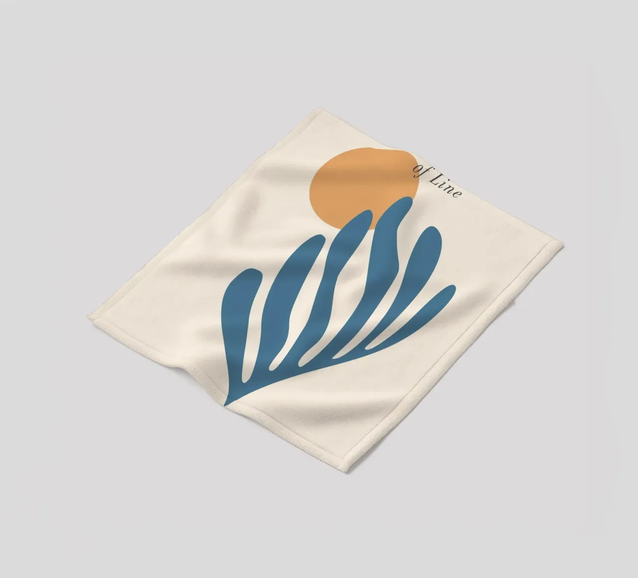 Essenza delle linee - Design astratto e moderno coperta in pile da Whole©