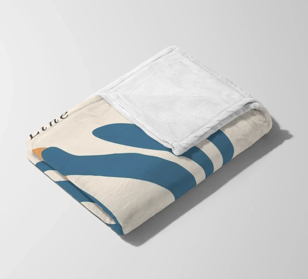 Essenz der Linien – Abstraktes, Modernes Design Fleecedecke von Whole©