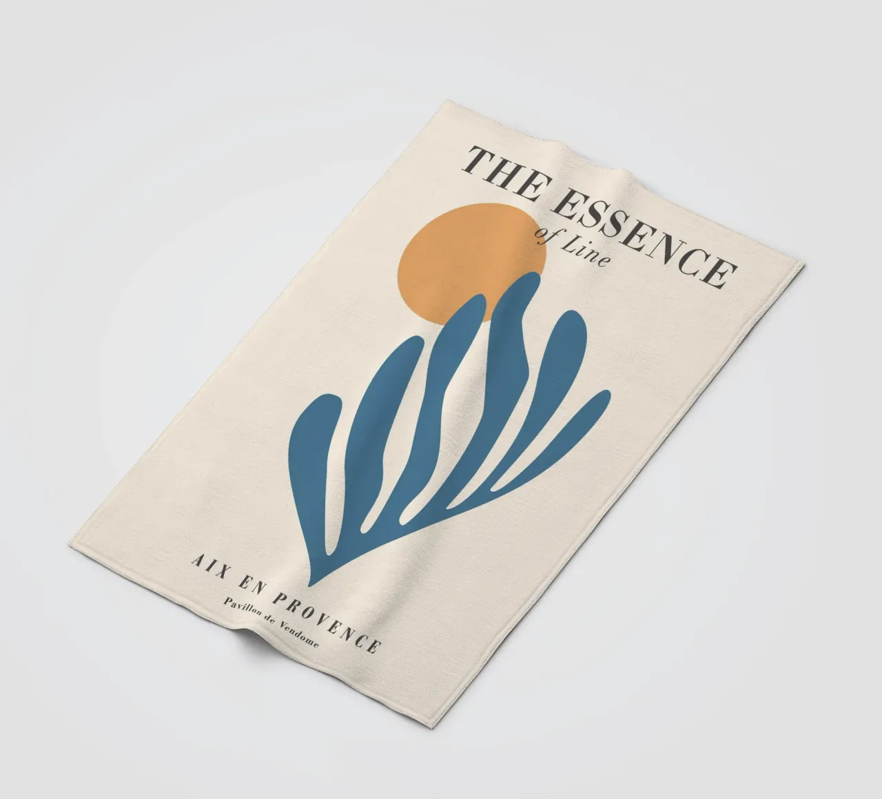 Essenz der Linien – Abstraktes, Modernes Design Fleecedecke von Whole©