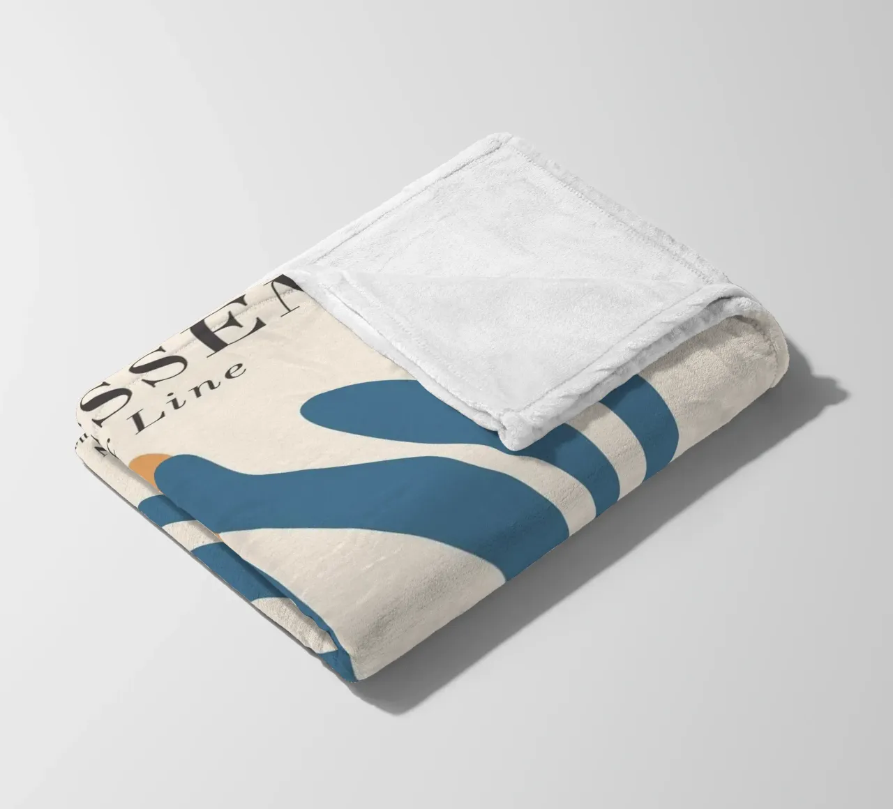 Essenza delle linee - Design astratto e moderno coperta in pile da Whole©