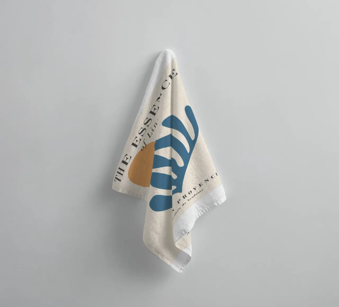 Essence of lines - Abstract, modern design towel by Whole©