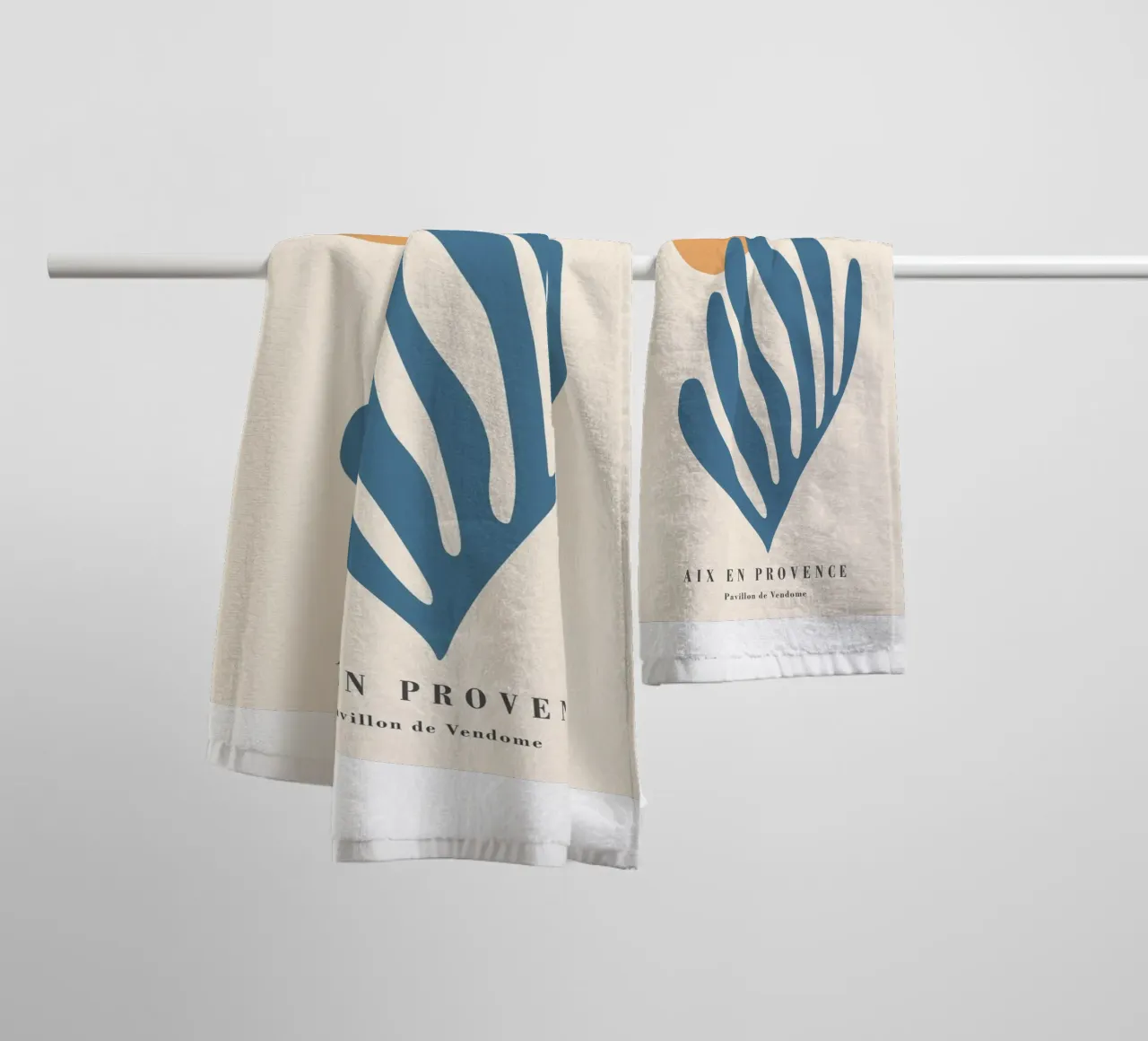 Essence of lines - Abstract, modern design towel by Whole©