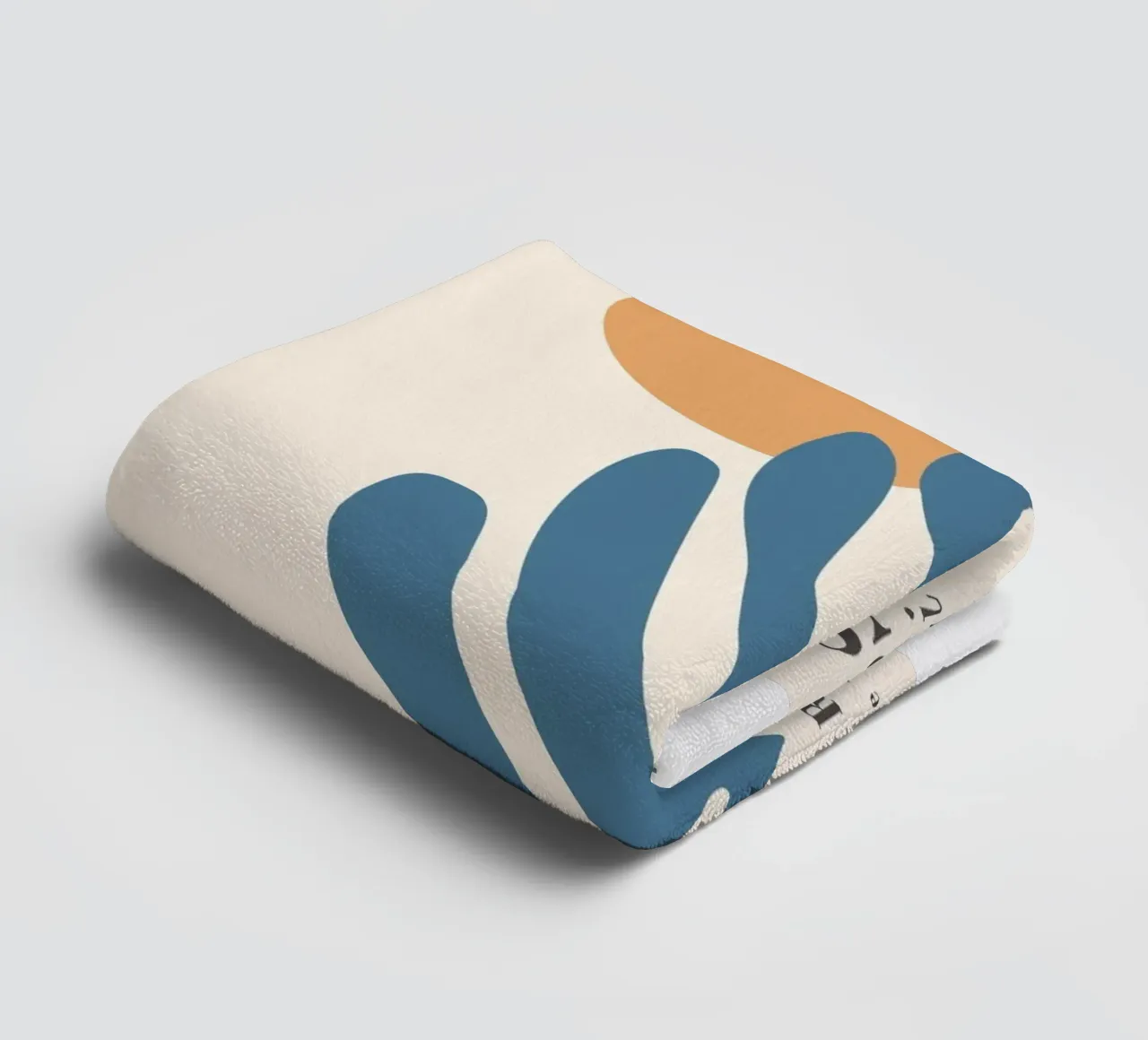 Essence of lines - Abstract, modern design towel by Whole©