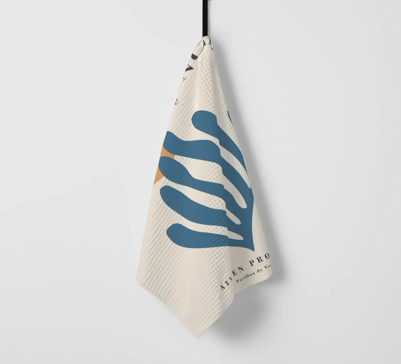 Essence of lines - Abstract, modern design tea towel by Whole©