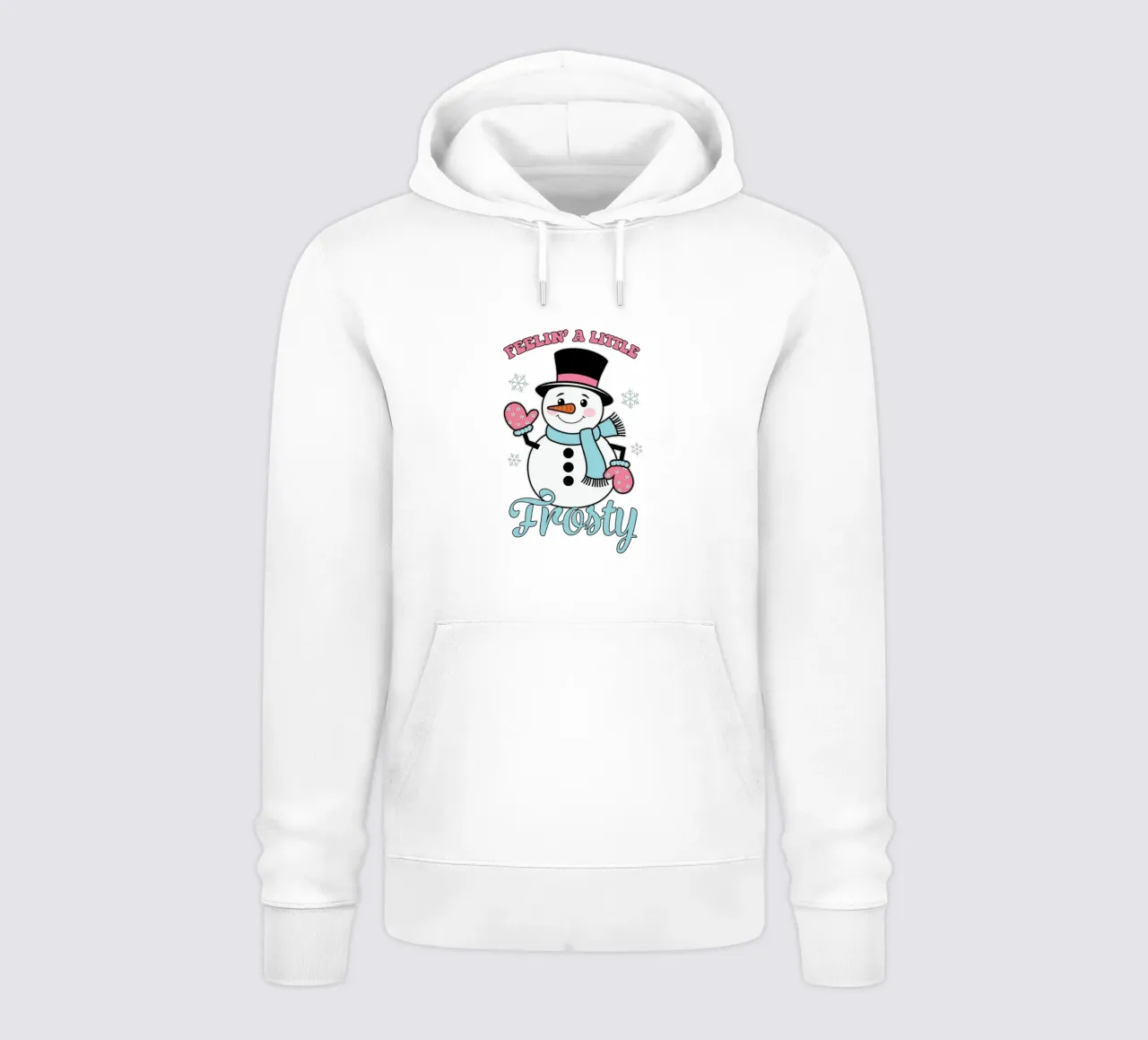 Feelin' a Little Frosty felpa con cappuccio da edsonramosart