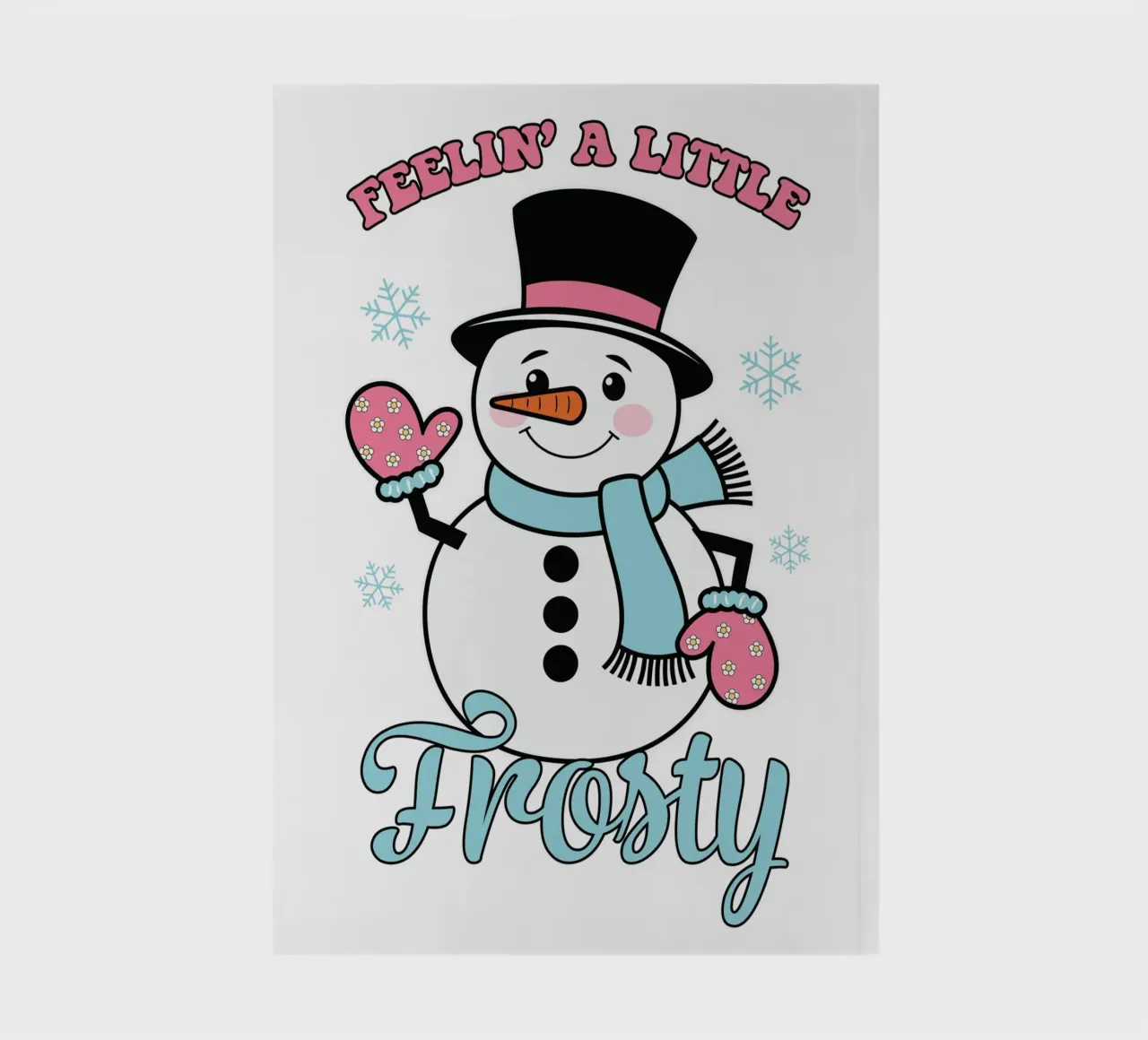 Feelin' a Little Frosty notebook by edsonramosart