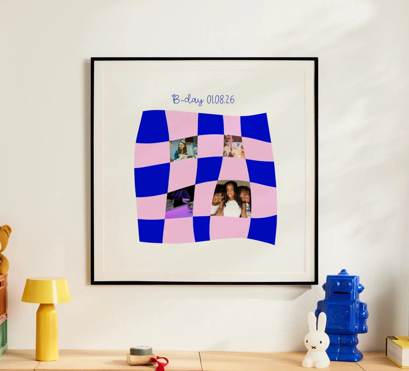 chessboard collage poster da DopamineDesign