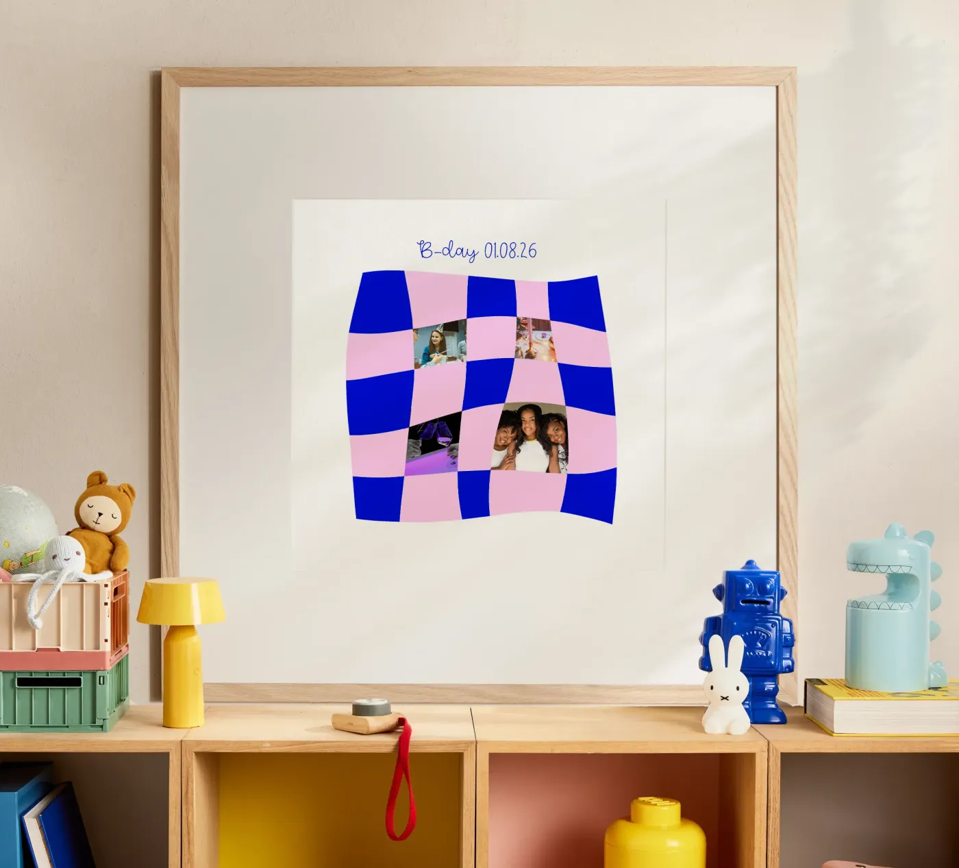 chessboard collage poster da DopamineDesign