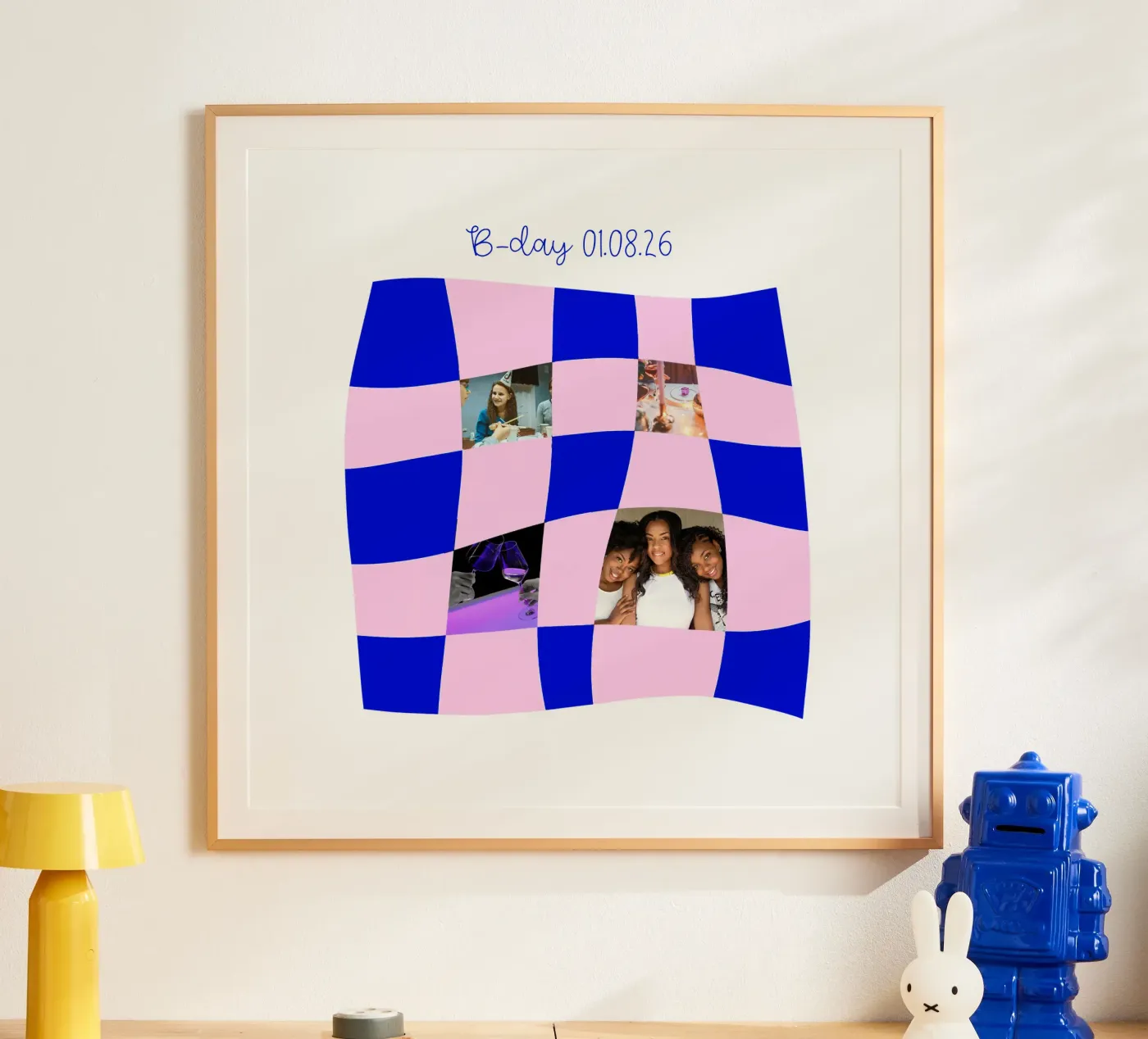 chessboard collage poster da DopamineDesign
