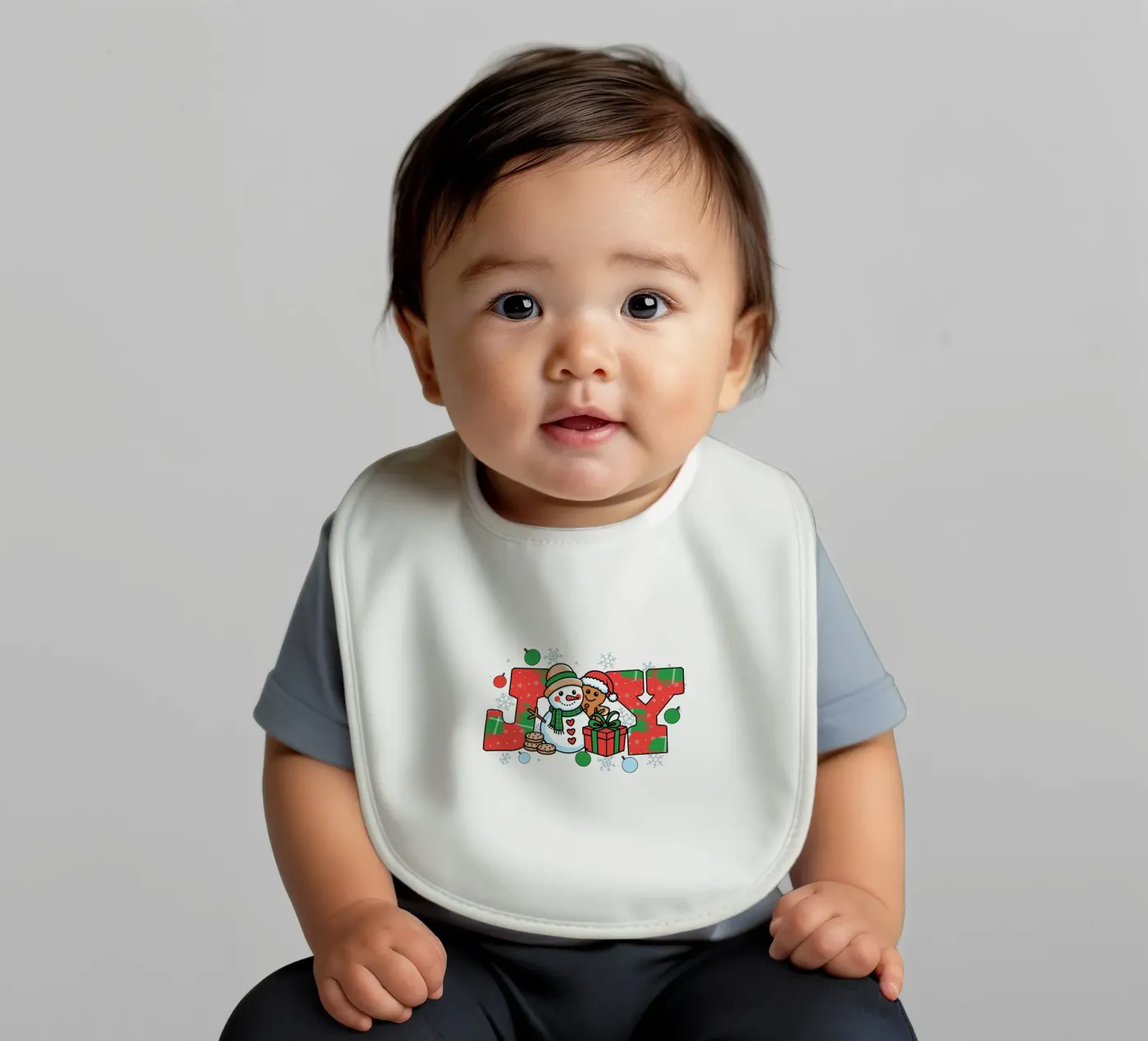 JOY baby bib by edsonramosart