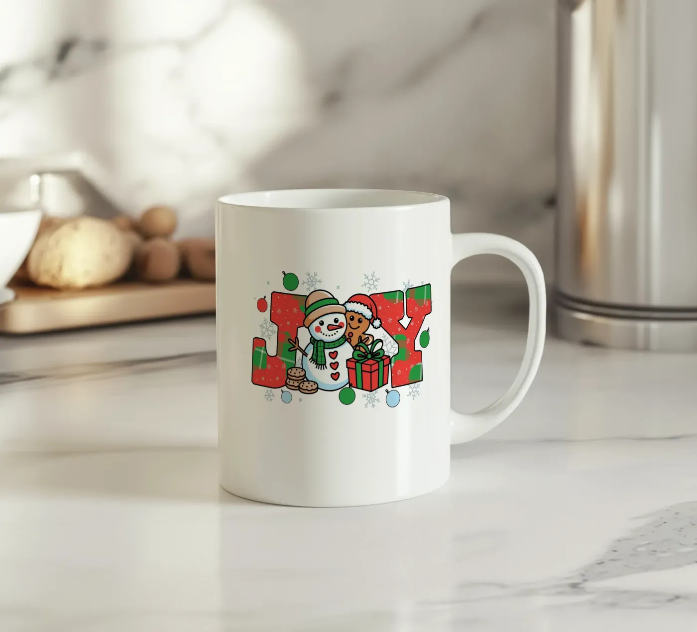 JOY ceramic mug by edsonramosart