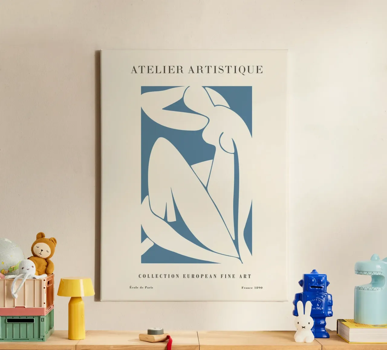 Abstract Figure - European Art in Modern Style canvas by Whole©