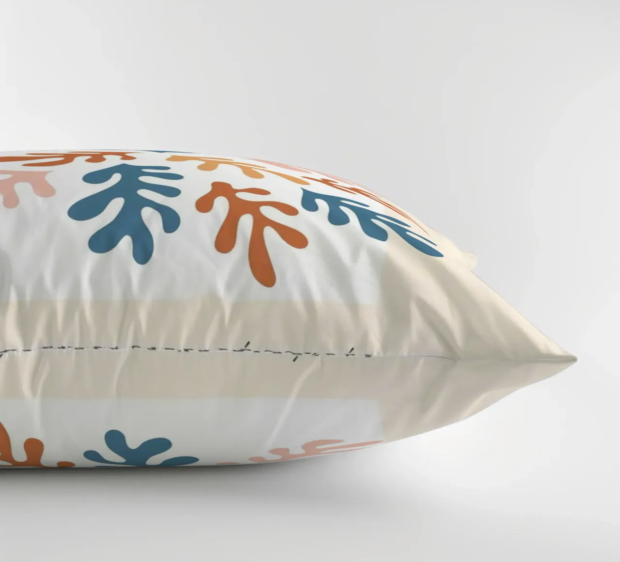 Paper art motif - Colourful abstract design decorative cushion by Whole©