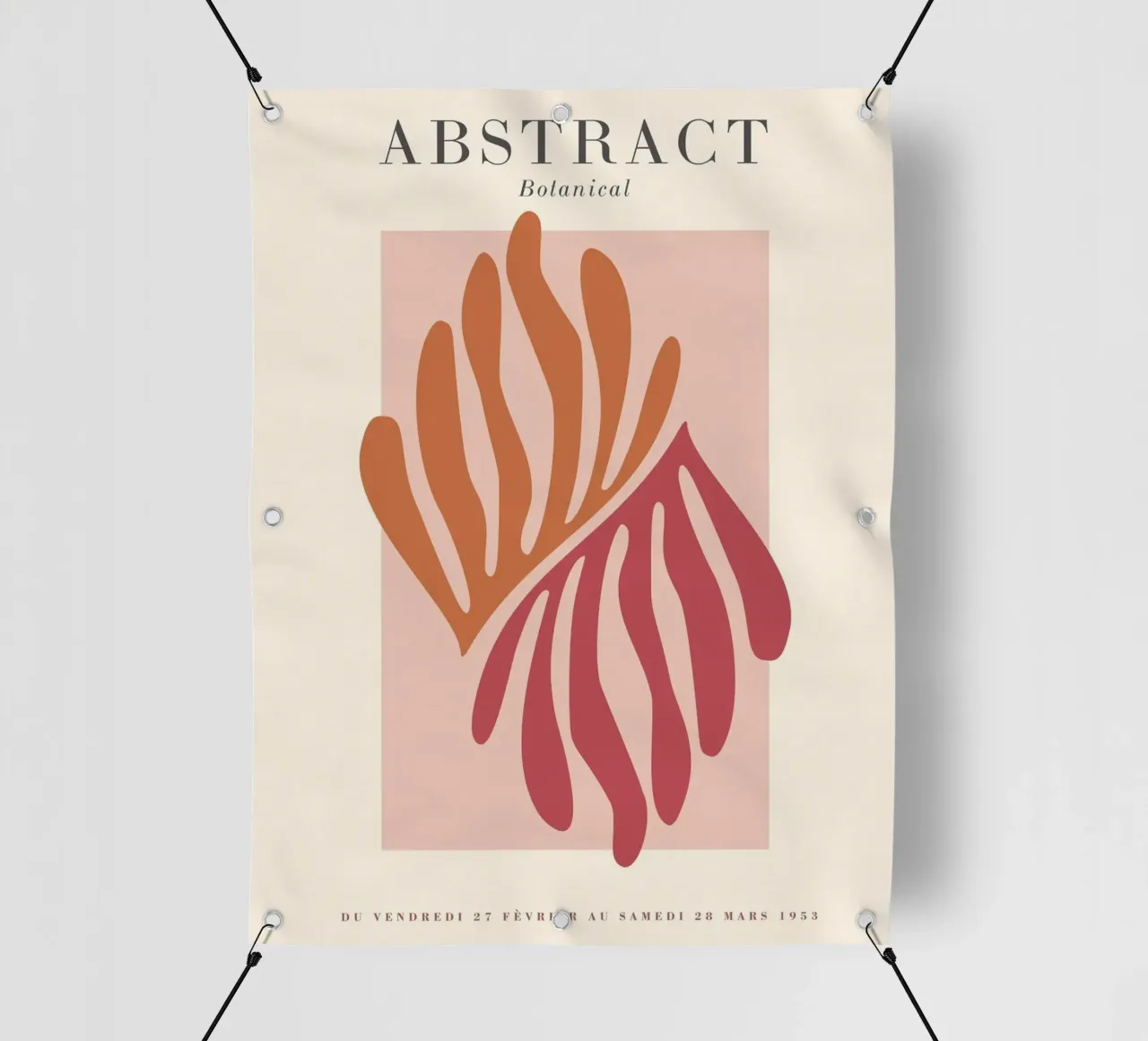 Astrazione botanica - Colori e forme alla moda telo in pvc da Whole©
