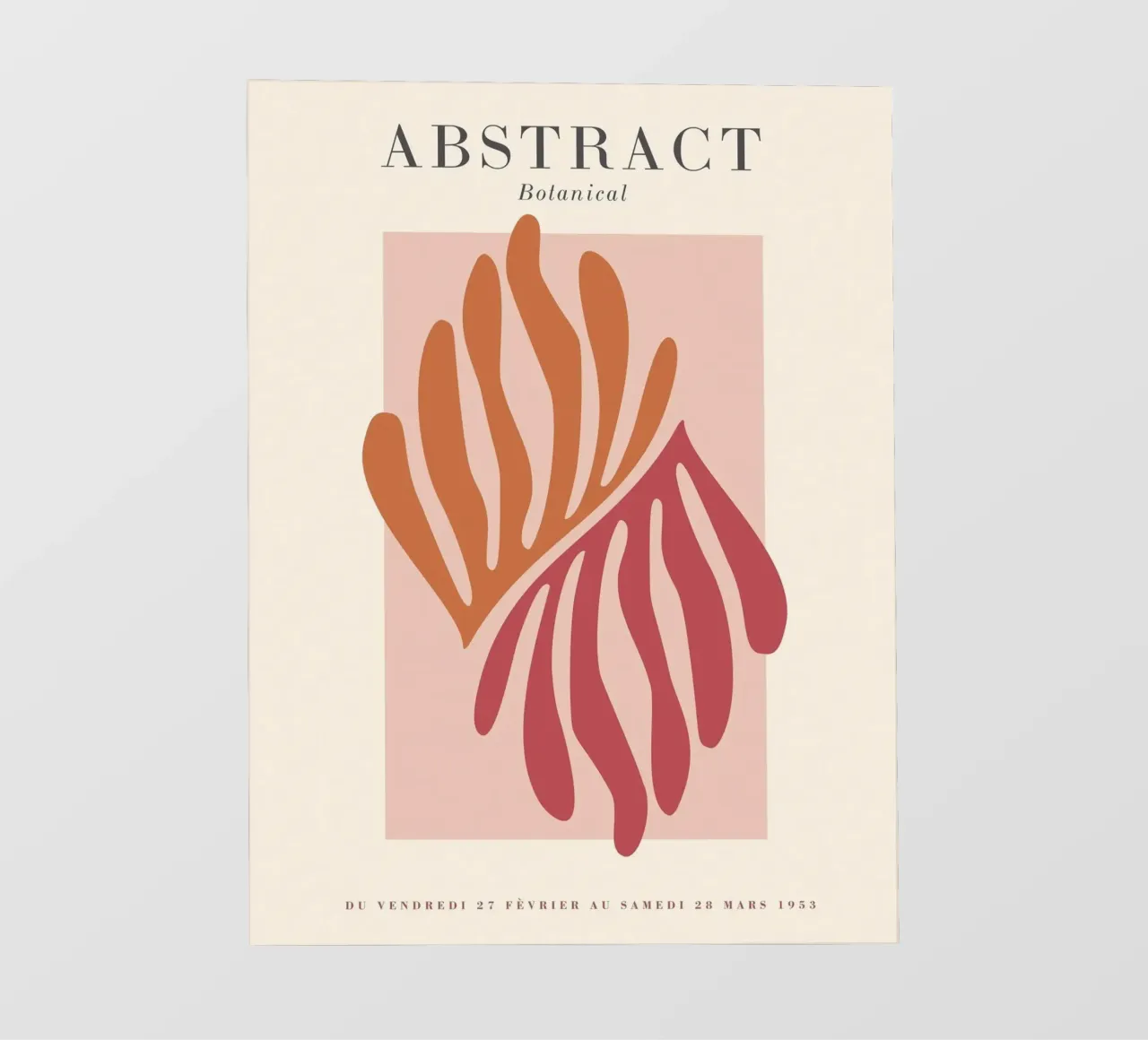 Astrazione botanica - Colori e forme alla moda telo in pvc da Whole©