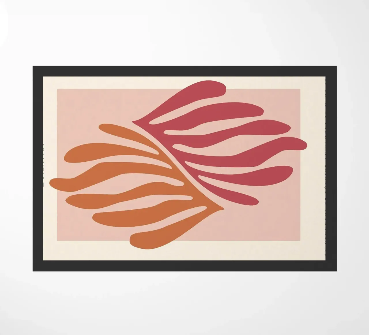 Astrazione botanica - Colori e forme alla moda zerbino da Whole©