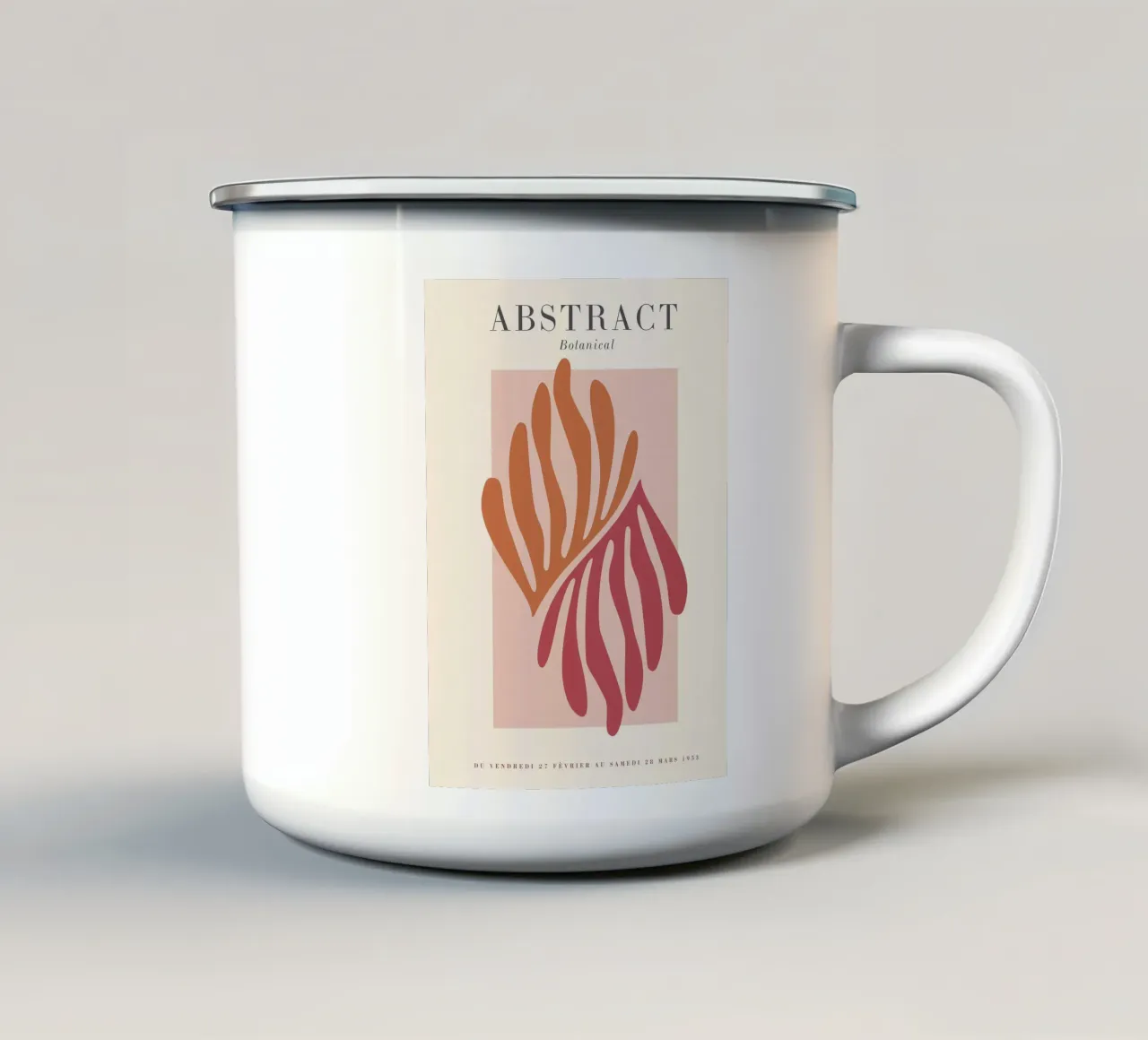 Astrazione botanica - Colori e forme alla moda tazza in smalto da Whole©