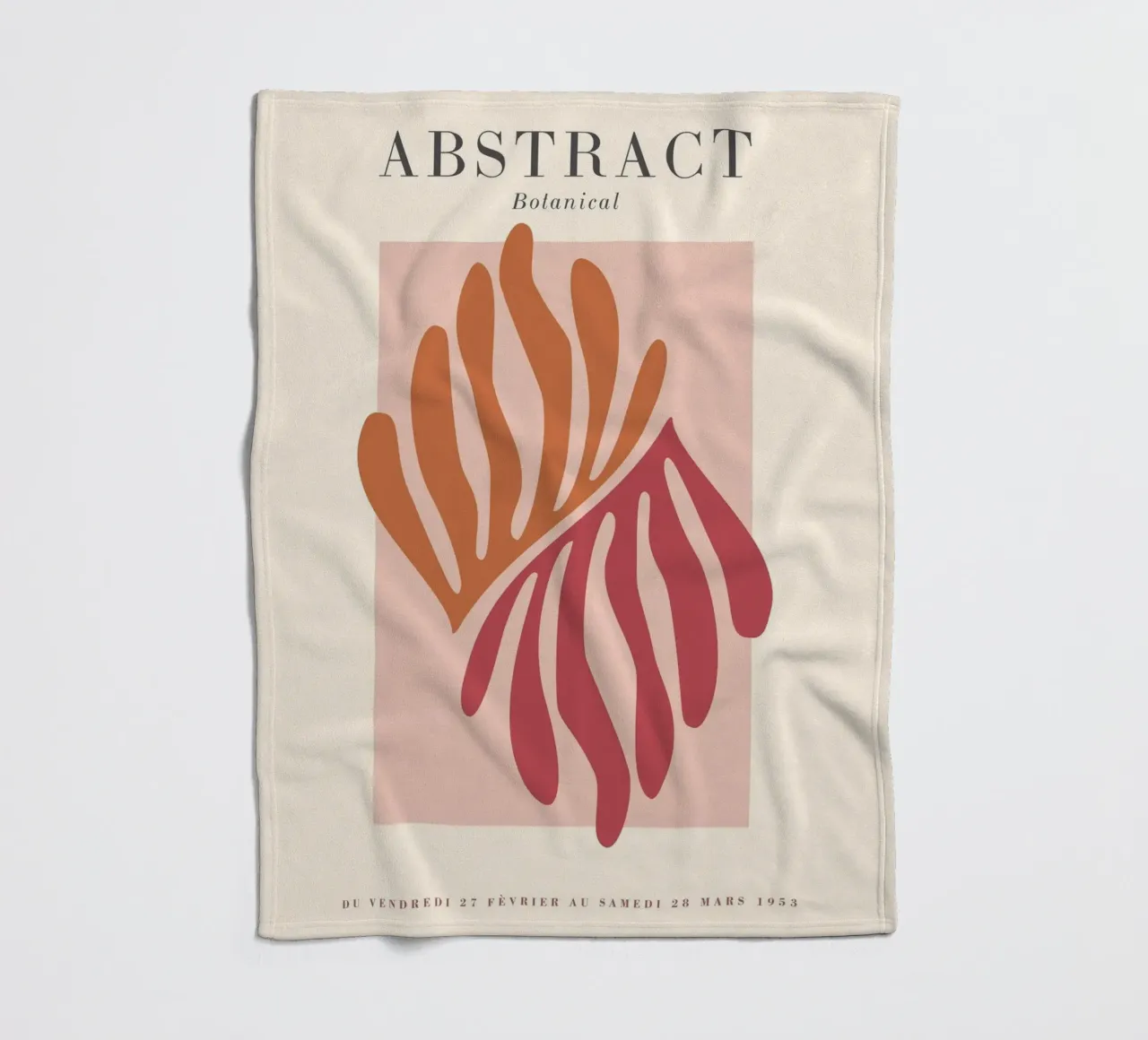 Astrazione botanica - Colori e forme alla moda coperta in pile da Whole©