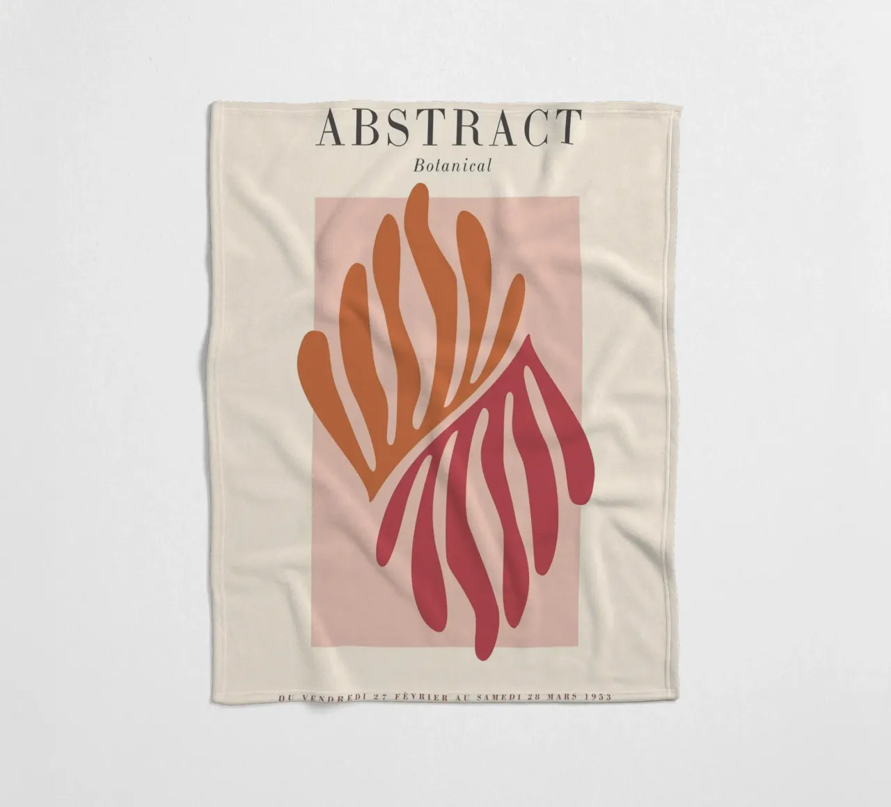 Astrazione botanica - Colori e forme alla moda coperta in pile da Whole©