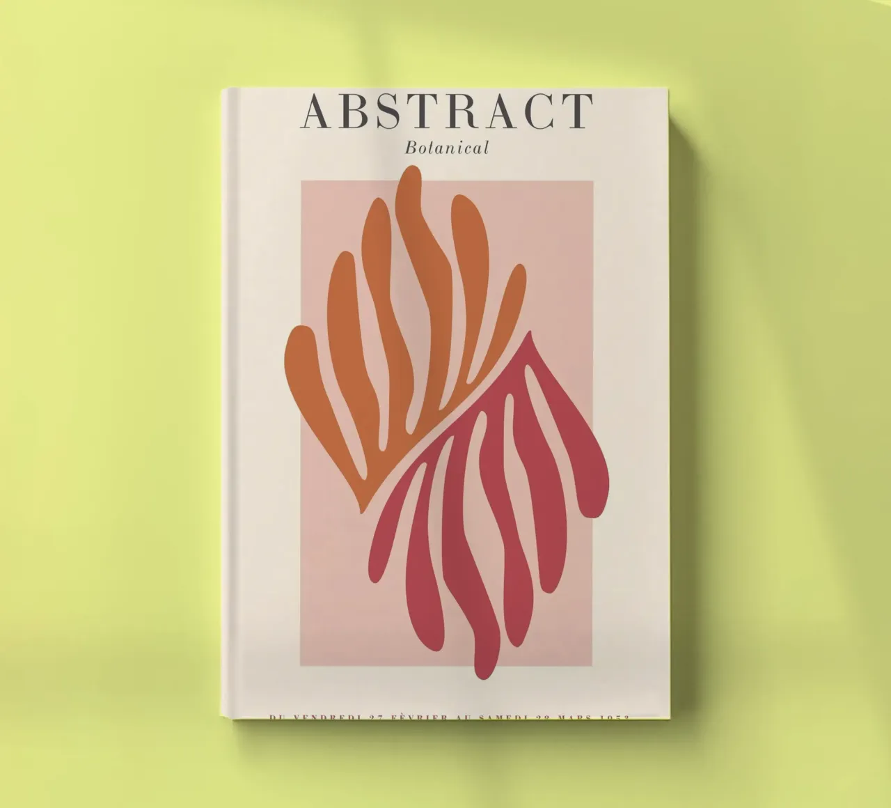 Botanical abstraction - Stylish colours and shapes notebook by Whole©