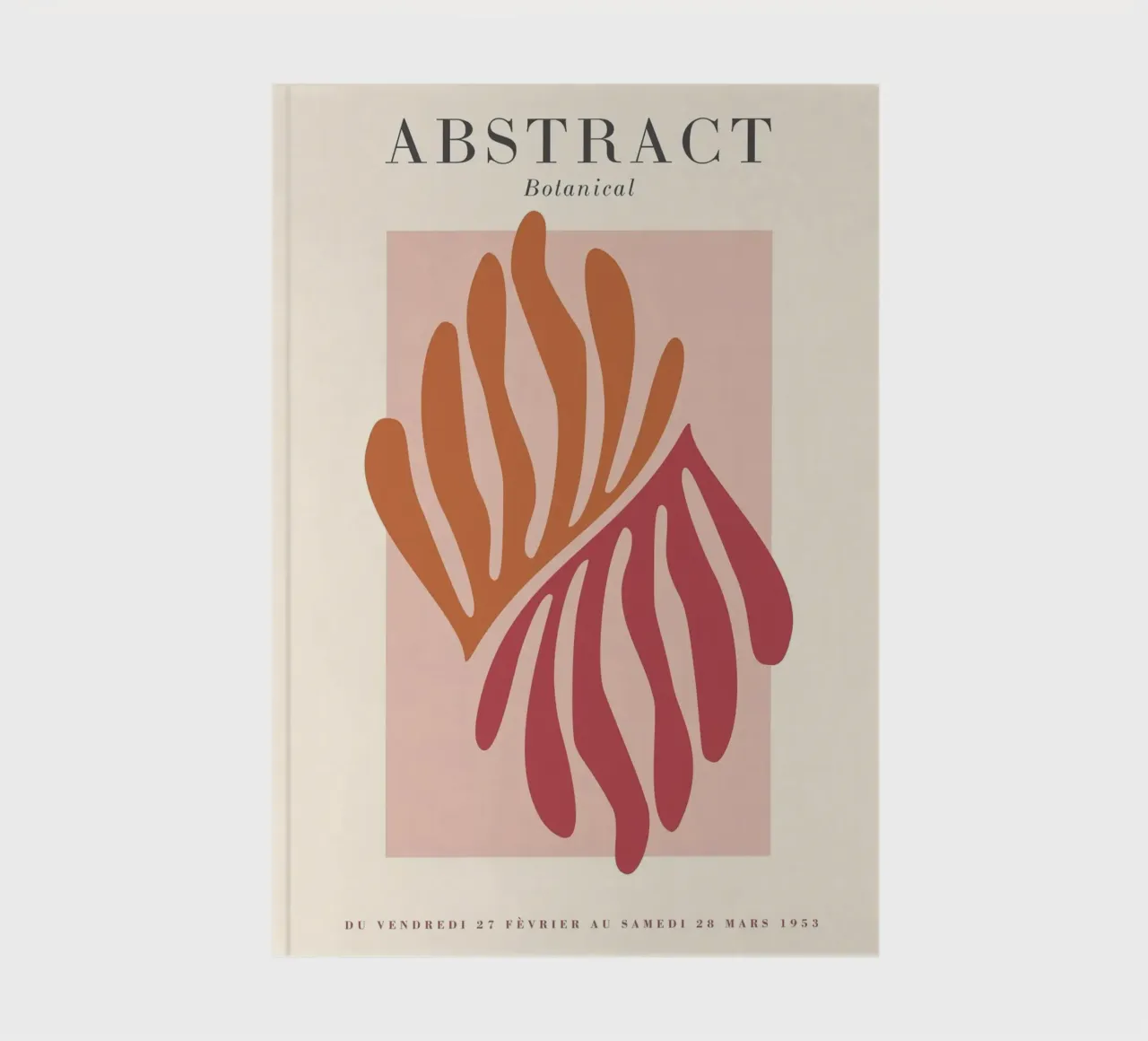 Botanical abstraction - Stylish colours and shapes notebook by Whole©