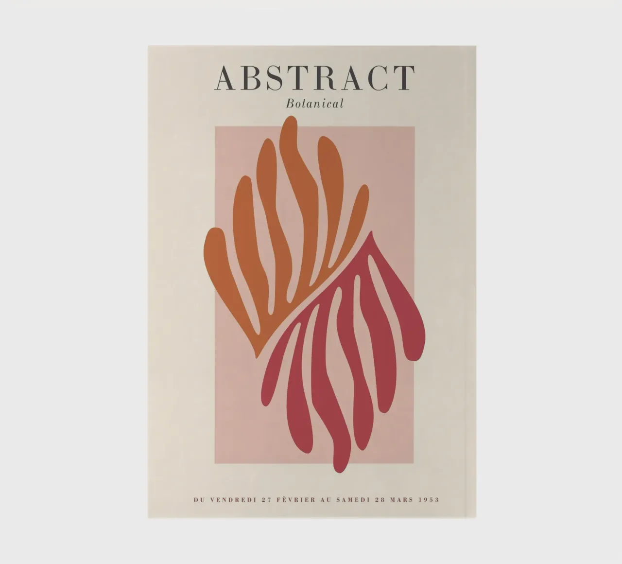 Botanical abstraction - Stylish colours and shapes notebook by Whole©