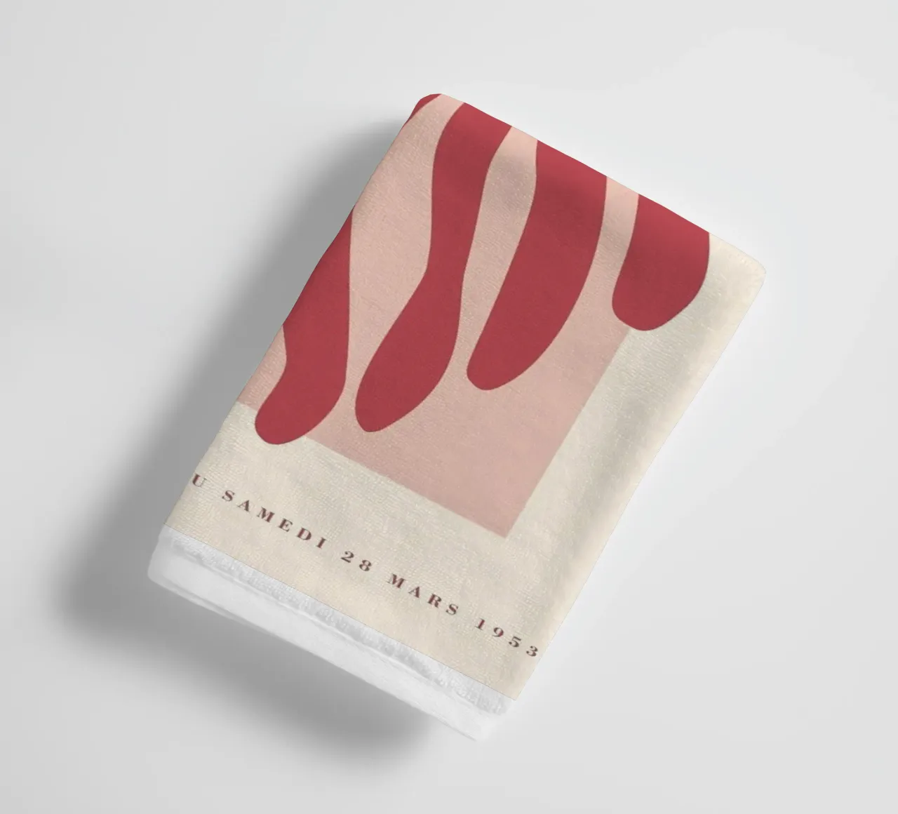 Botanical abstraction - Stylish colours and shapes towel by Whole©