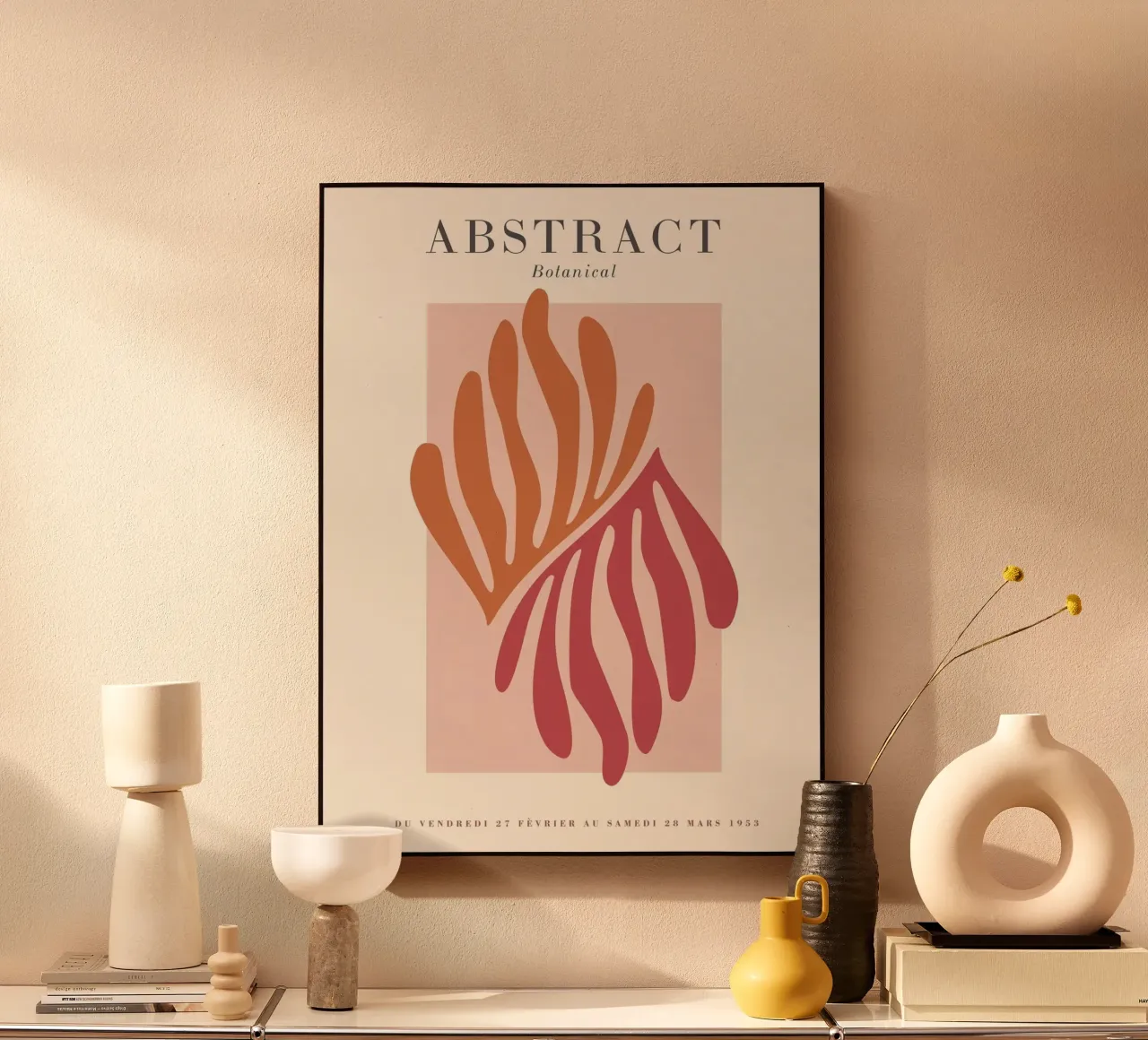 Astrazione botanica - Colori e forme alla moda plexiglass da Whole©