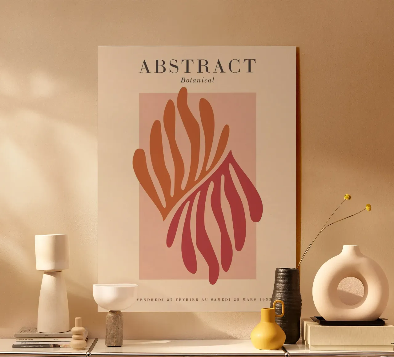 Astrazione botanica - Colori e forme alla moda plexiglass da Whole©