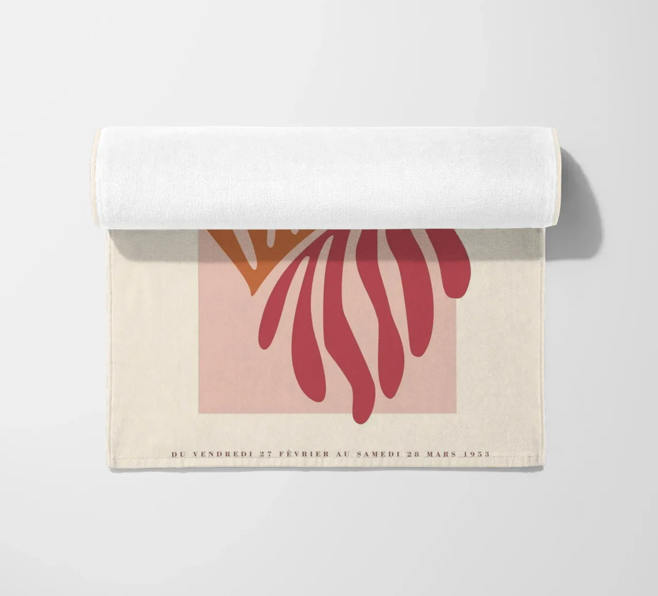 Astrazione botanica - Colori e forme alla moda telo mare da Whole©